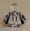 Black/Clear Crystal Perfume Bottle