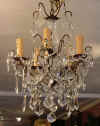 Antiqued French Chandelier