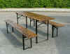 Trestle table and benches