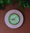 Pink Polka Dot Clock